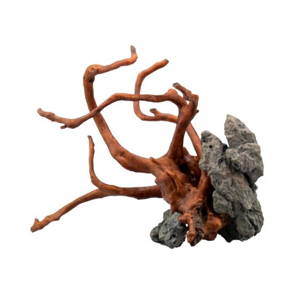 AQPET DECORART DECORI PER ACQUARI MOD. RED ROOTS