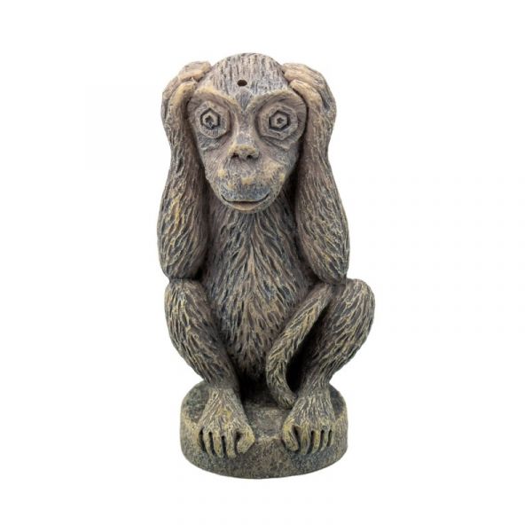 Aqpet Decorart Decorazioni Per Acquari Mod. Scimmietta Non Sento