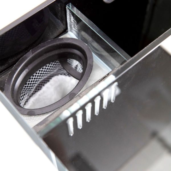Aqpet Kubic 30 Rear Kit Vasca In Vetro Extrachiaro Con Filtro Posteriore e Luce LED Integrata 30x30x30cm