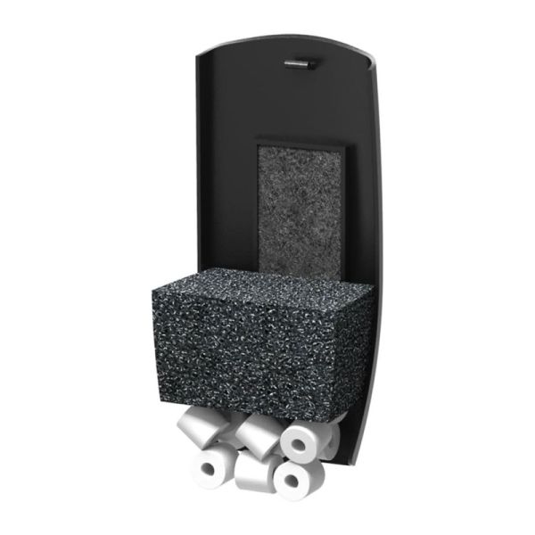 Aqpet Simply LED 30 Acquario Completo Con Illuminazione Led, Filtro E Cover Apribile Colore Bianco 30L