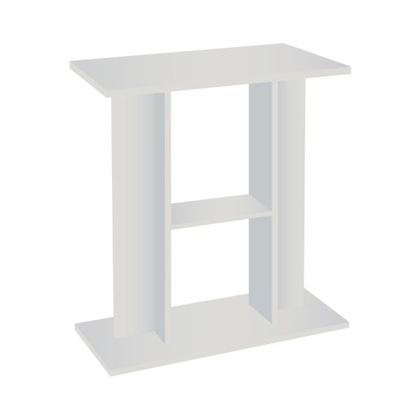 AQPet E-Cabinet 60 Supporto Acquario in Legno a Libreria Bianco