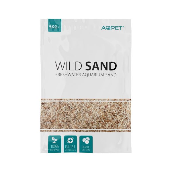 AQPet Wild Sand Tropical Lake Sabbia Acquario 5kg