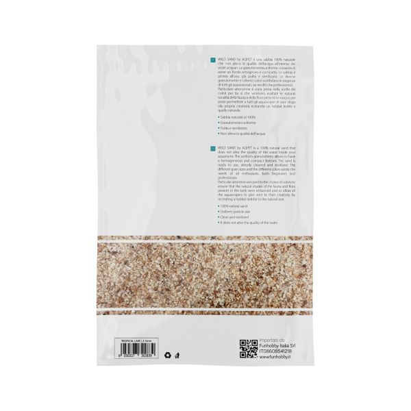 AQPet Wild Sand Tropical Lake Sabbia Acquario 5kg