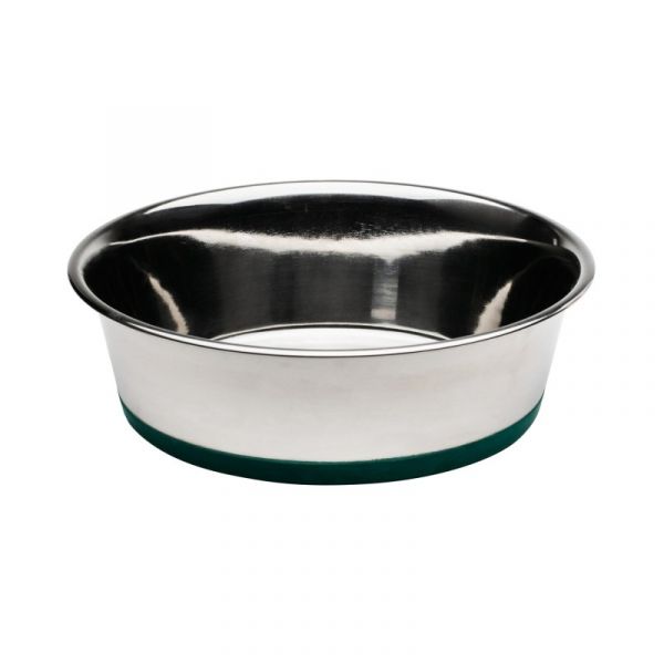 AqpetFriends Ciotola In Acciaio Inox Con Base In Silicone Colorata 20cm