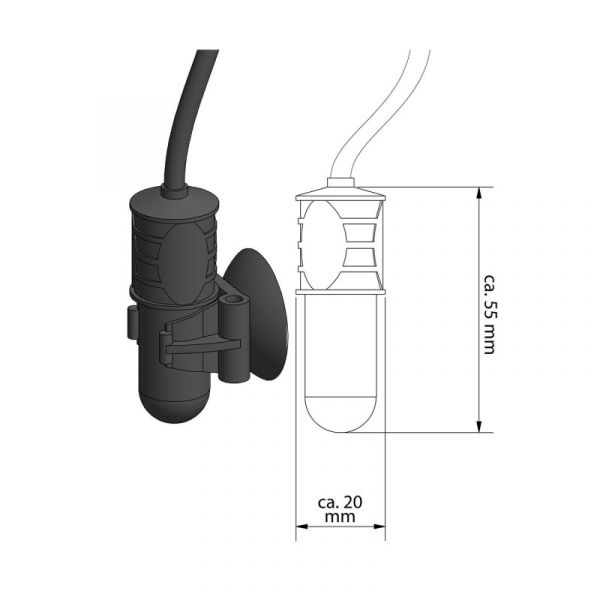 AquaMedic Micro Heater Riscaldatore Regolabile Con Connessione USB Per Piccoli Acquari