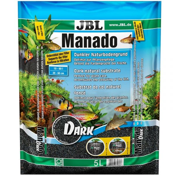 Jbl Manado Dark Substrato Naturale 5 L