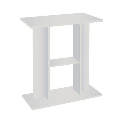 AQPet E-Cabinet 60 Supporto Acquario in Legno a Libreria Bianco