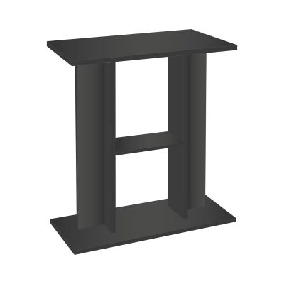 AQPet E-Cabinet 60 Supporto Acquario in Legno a Libreria Nero