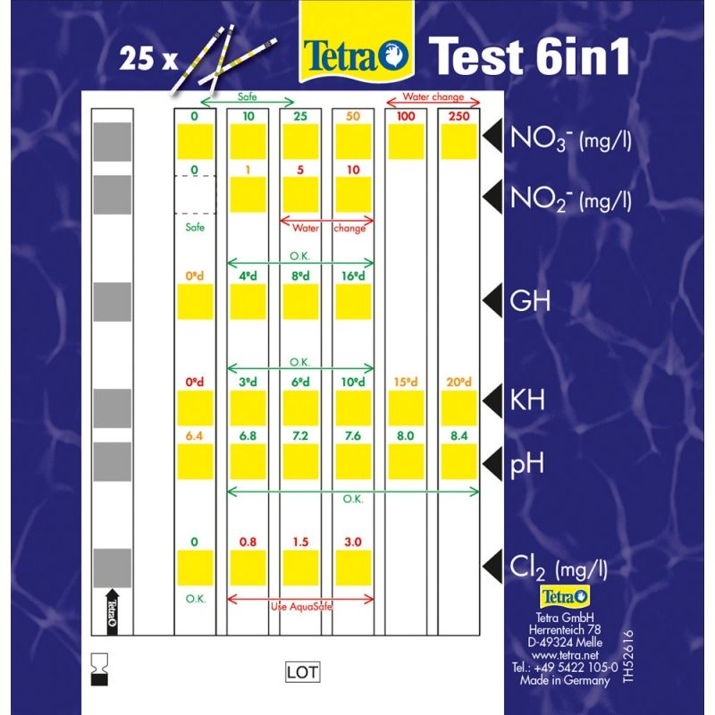 Tetra Test 6 in 1 Test Acqua Aquariumstore