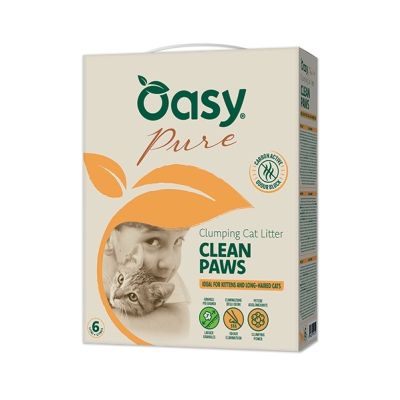 Oasy Lettiera Minerale Pure - CLEAN PAWS 6 Lt