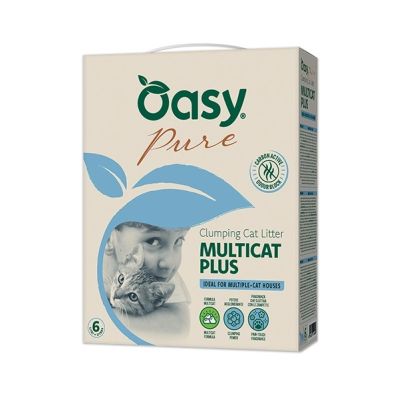Oasy Lettiera Minerale Pure - MULTICAT PLUS 6 Lt
