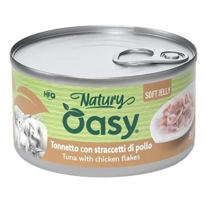 Oasy NATURY • Tonnetto con straccetti di pollo 150 gr