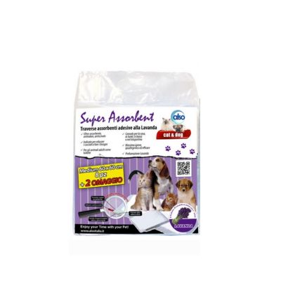 Also Traverse Super Assorbenti Lavanda 60x60 da pz 8 pezzi+2 omaggio