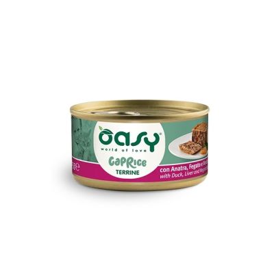 Oasy CAPRICE • Terrina con Anatra, Fegato e Verdure 85 gr