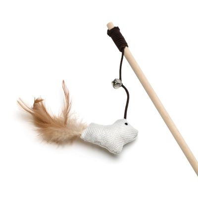 AqpetFriends Cat Toy Bastoncino Con Peluche E Piume