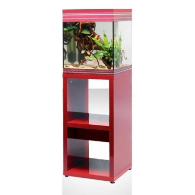 Askoll Pure Stand M Supporto Acquario-Rosso