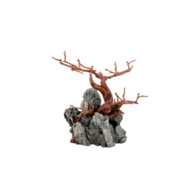 Askoll Wood Rock Brown Roccia Decorativa in Resina