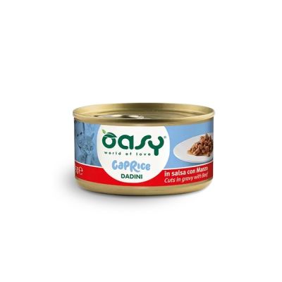 Oasy CAPRICE • Dadini in salsa con Manzo 85 gr