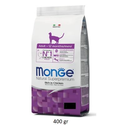 Monge Natural Superpremium Adult Ricco in Pollo 400gr