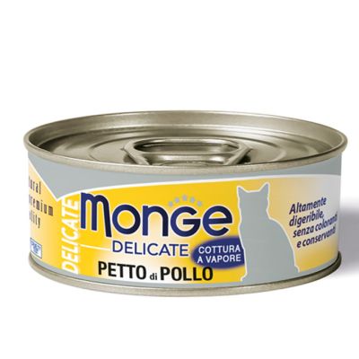 Monge Delicate Gatto Adulto Petto di Pollo 80g