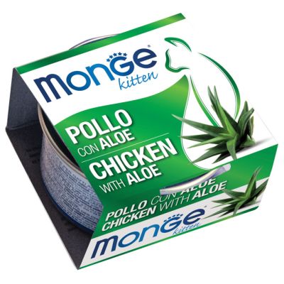 Monge Fruits Gatto Kitten Pollo con Aloe 80g