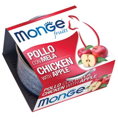 Monge Fruits Gatto Adulto Pollo con Mela 80g