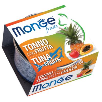 Monge Fruits Gatto Adulto Tonno con Frutta 80g