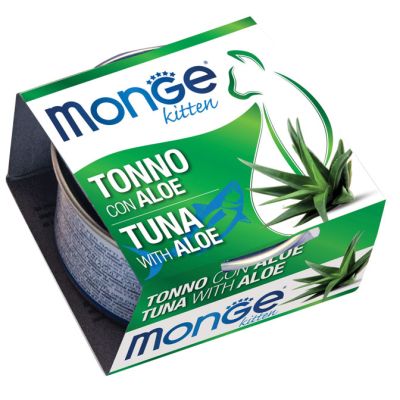 Monge Fruits Gatto Kitten Tonno con Aloe 80g