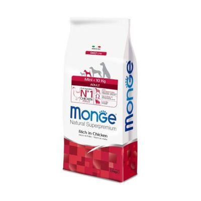 Monge  Mini Adult Ricco di Pollo 7.5 kg
