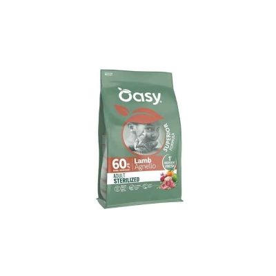 Oasy Dry Cat Superior ADULT STERILIZED AGNELLO 1,5 kg