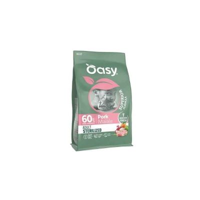 Oasy Dry Cat Superior ADULT STERILIZED MAIALE 1,5 kg