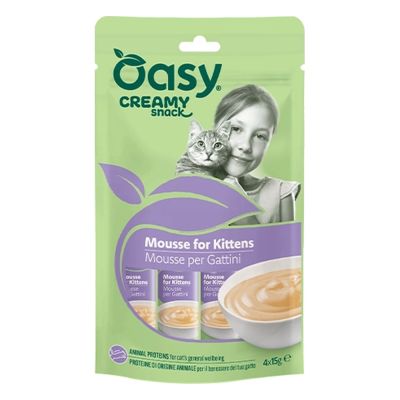 Oasy Gatto Creamy Snack Gattini (Kitten) 4x15g