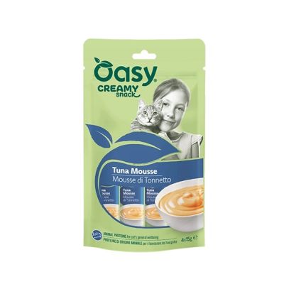 Oasy Gatto Creamy Snack Tonno 4x15g