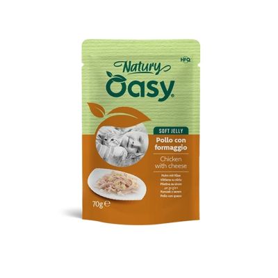 Oasy NATURY • Soft Jelly Pollo con formaggio 70 gr