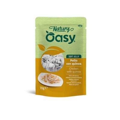 Oasy NATURY • Soft Jelly Pollo con quinoa 70 gr
