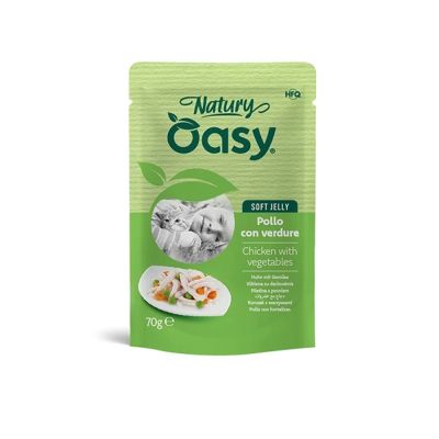 Oasy NATURY • Soft Jelly Pollo con verdure 70 gr
