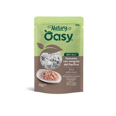 Oasy NATURY • Soft Jelly Tonnetto con vongole 70 gr