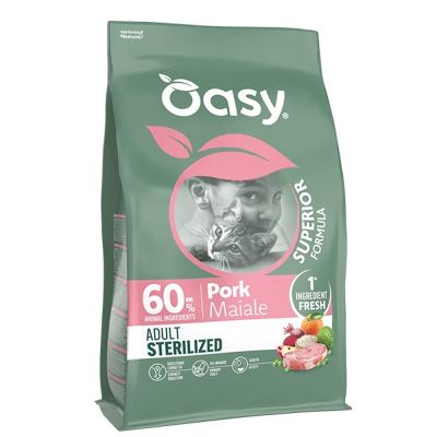 Oasy Dry Cat Superior ADULT STERILIZED MAIALE 1,5 kg