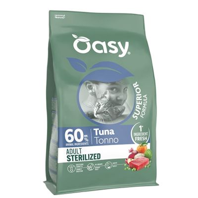 Oasy Dry Cat Superior ADULT STERILIZED TONNO 1,5 kg