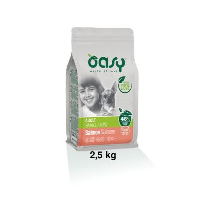 Oasy One Protein Secco Cane Adulto Small/Mini Salmone 2,5kg