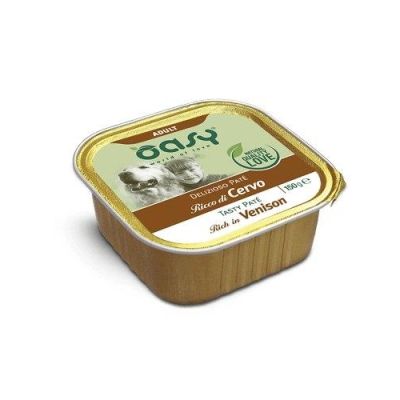 Oasy Delizioso Paté Cane Adulto Cervo 150g