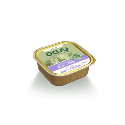 Oasy Delizioso Paté Umido Gatto Kitten Pollo 100g