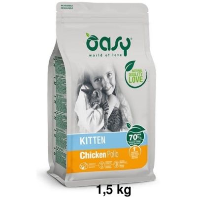 Oasy Lifestage Secco Gatto Adulto Pollo 1,5kg
