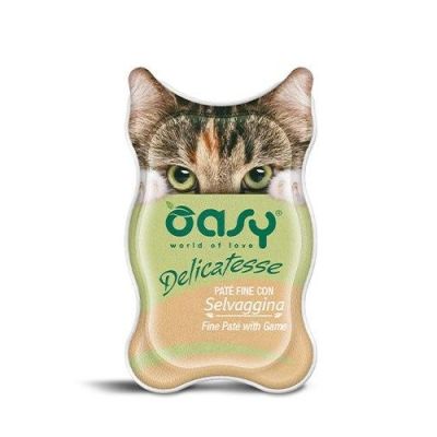 Oasy Umido Gatto Delicatesse Paté Selvaggina 85g