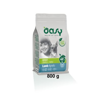 Oasy One Protein Secco Cane Adulto Small/Mini Agnello 800g