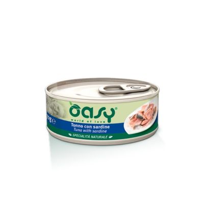 Oasy Specialità Naturale Umido Gatto Lattina Sardine 150g