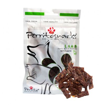 Leopet Perrito cane snack morbidi bocconcini con agnello da 50 gr