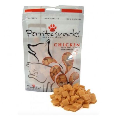 Leopet  Perrito cane snack morbidi cubetti con pollo da 50 gr